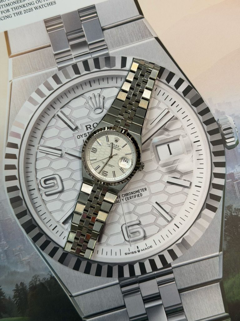 A vintage wristwatch at Alpha Group, Hatton Garden